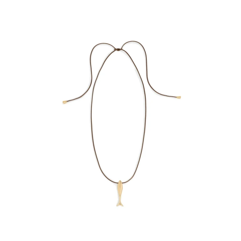 éliou Minnow Necklace Gold Plated One Size