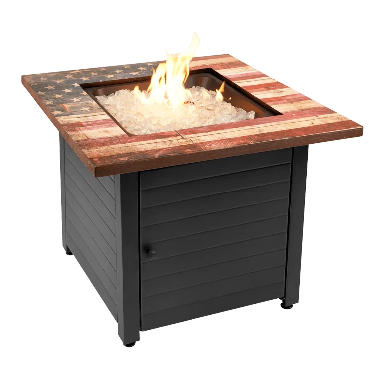 Endless Summer The Liberty Square LP Gas Outdoor Fire Pit