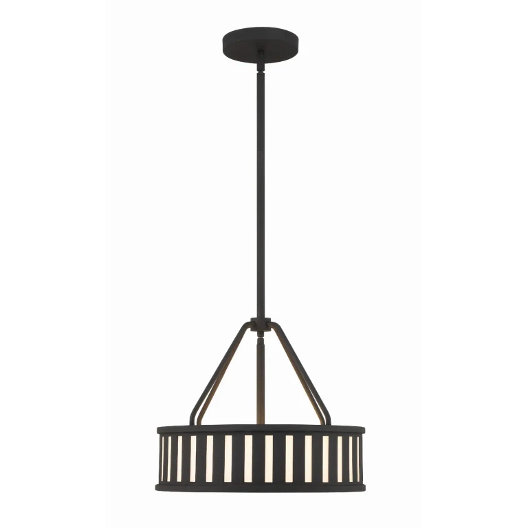 Kendal 3-Light Pendant in Forge Black