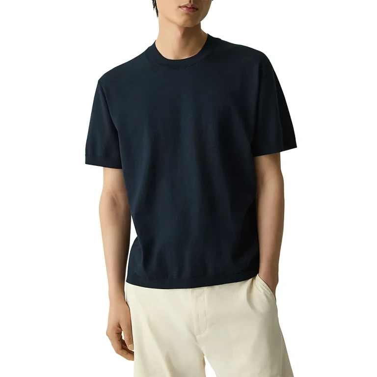 Theory Relaxed Fit Short Sleeve Sweater