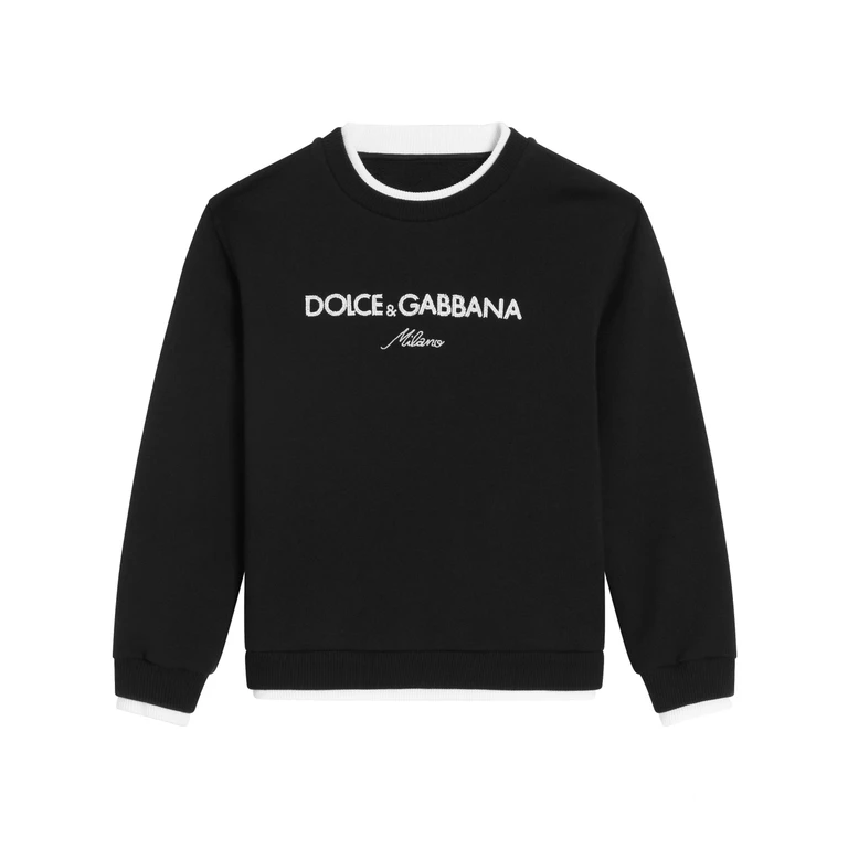 Dolce & Gabbana Kids Felpa Blue