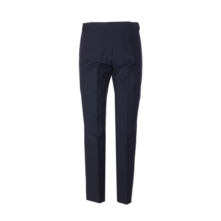 S Max Mara Trousers Blue Cotton - Women