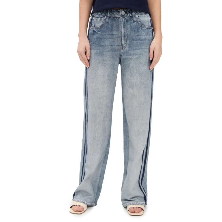 rag & bone Rb Miramar Wide Leg Track Pants Coney XS