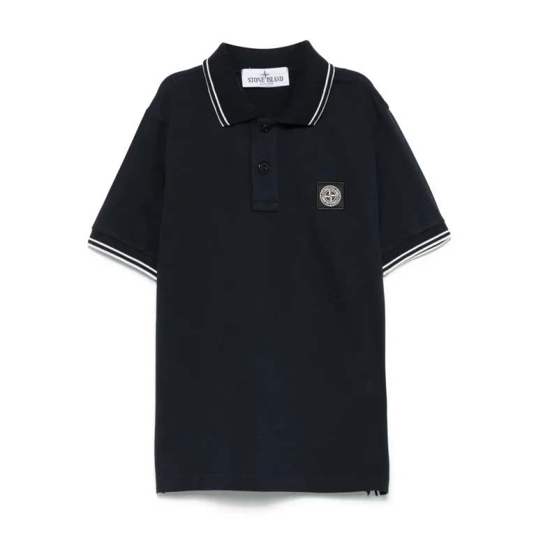 Stone Island Compass-motif Polo Shirt