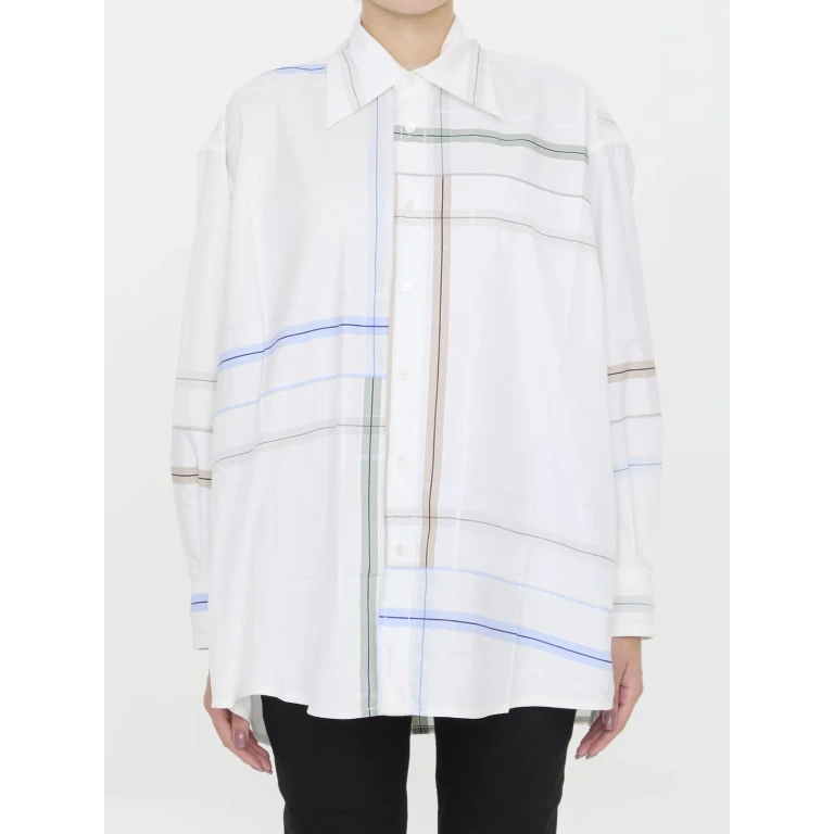 Bottega Veneta Patchwork Cotton Shirt