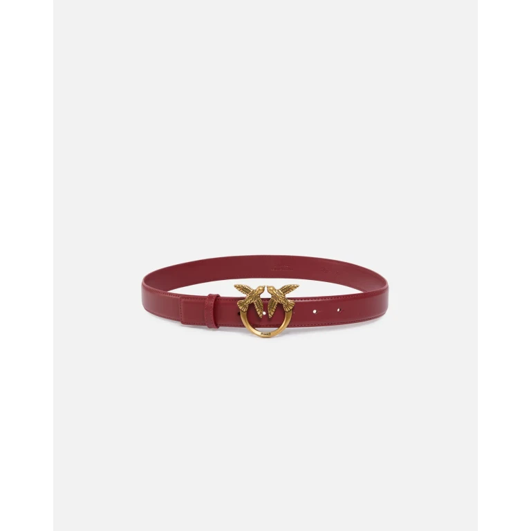 Pinko Ceinture Love Birds en cuir 3cm