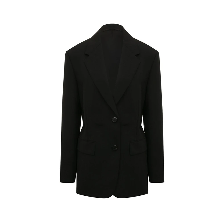 Prada Wool Jacket Black Fleece - Women