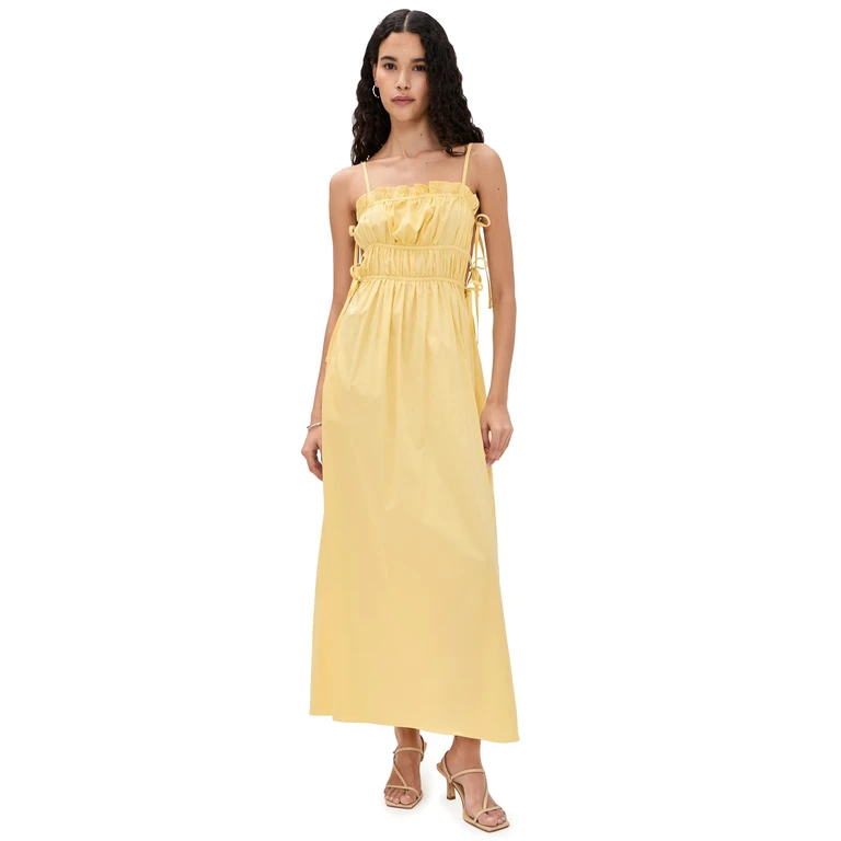 Prime of Lime Sofia Dress Yellow S