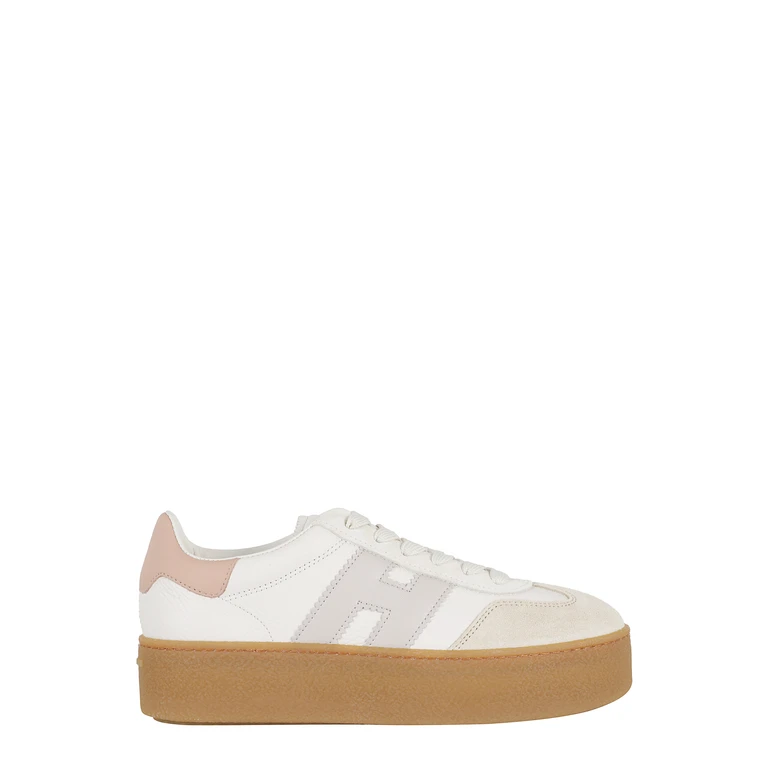 Hogan Allacciato H Nude & Neutrals Pelle; Suola: Gomma Calzature - Women