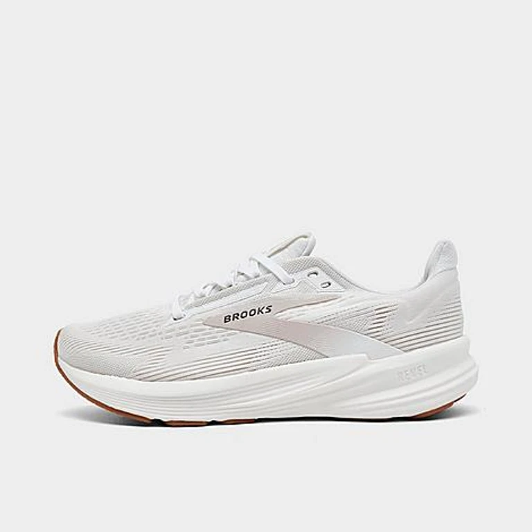 Brooks Women's Revel 8 Running Shoes in White/Gum Size: 11.5