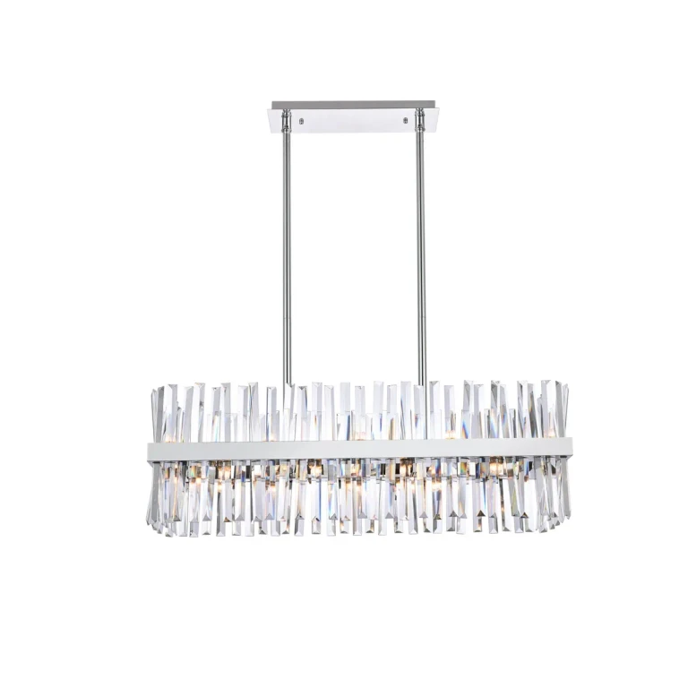 Chrome 20 Light Chandelier from the Serephina Collection