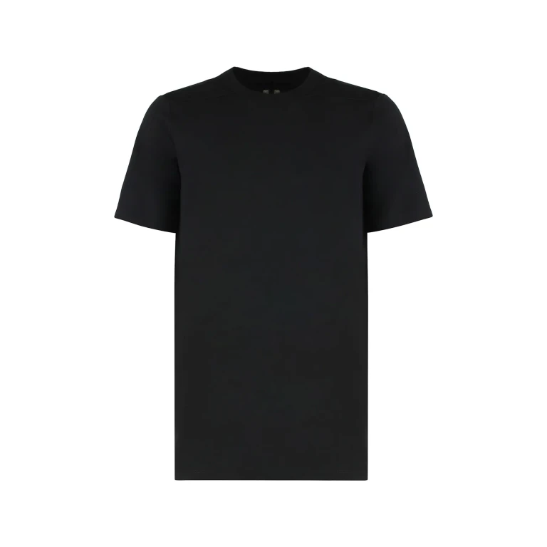 Rick Owens Round Neck Cotton T-shirt