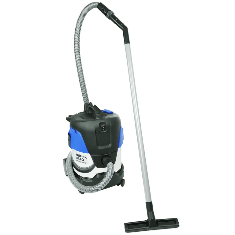 Nilfisk Aero 21-01 INOX 5-Gallon Wet/Dry Canister Industrial Vacuum - Standard Filtration