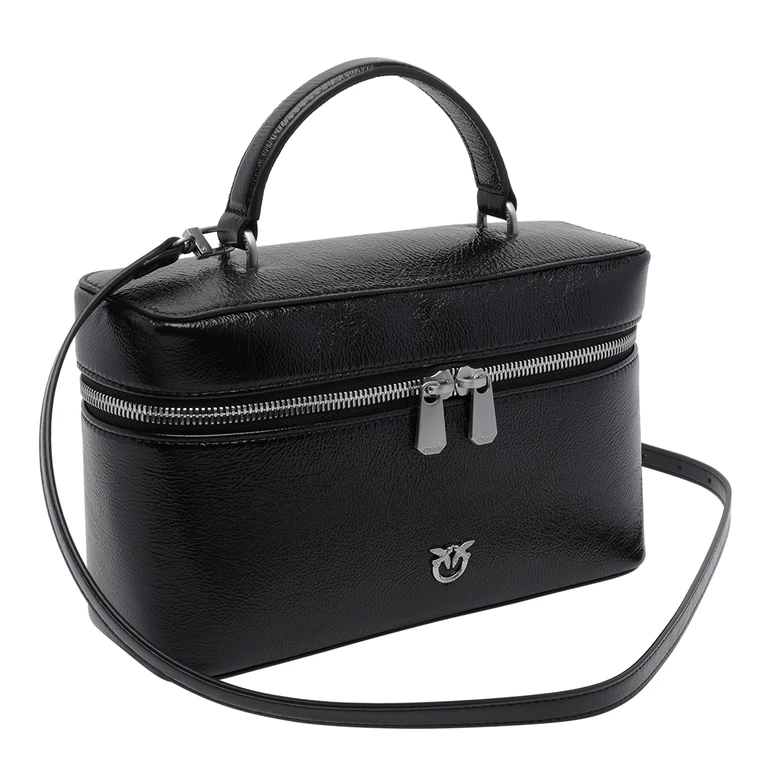 Pinko Bags Nero Matt Silver - Women
