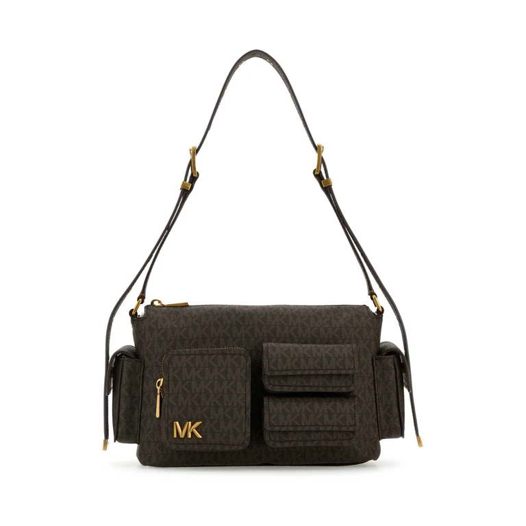 Michael Kors Printed Canvas Dakota Crossbody Bag