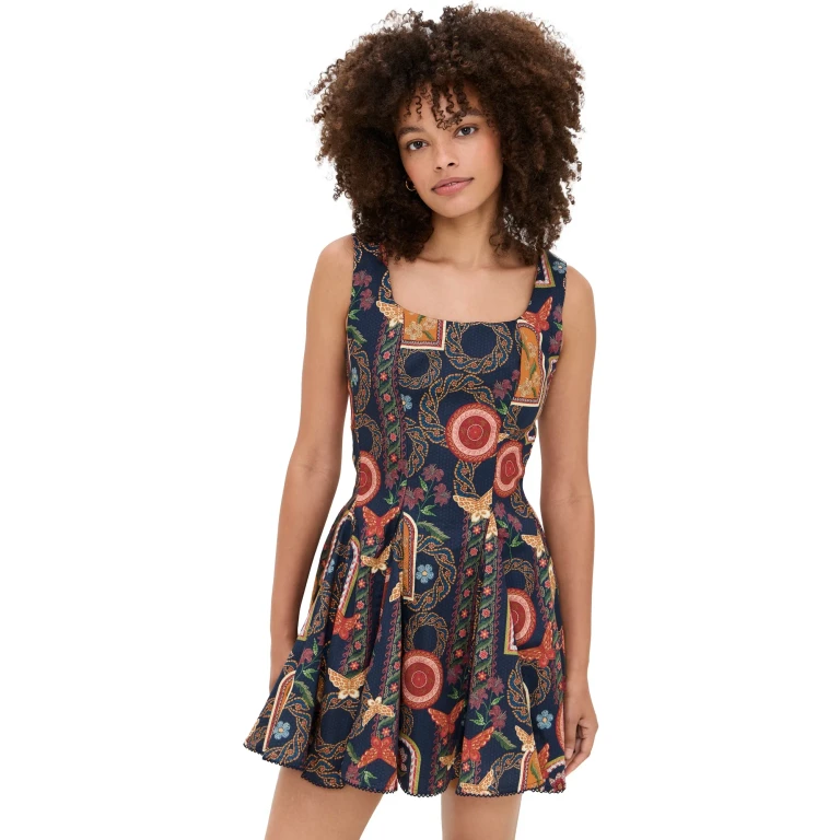 Agua Bendita Kristen Mini Dress Multicolor M