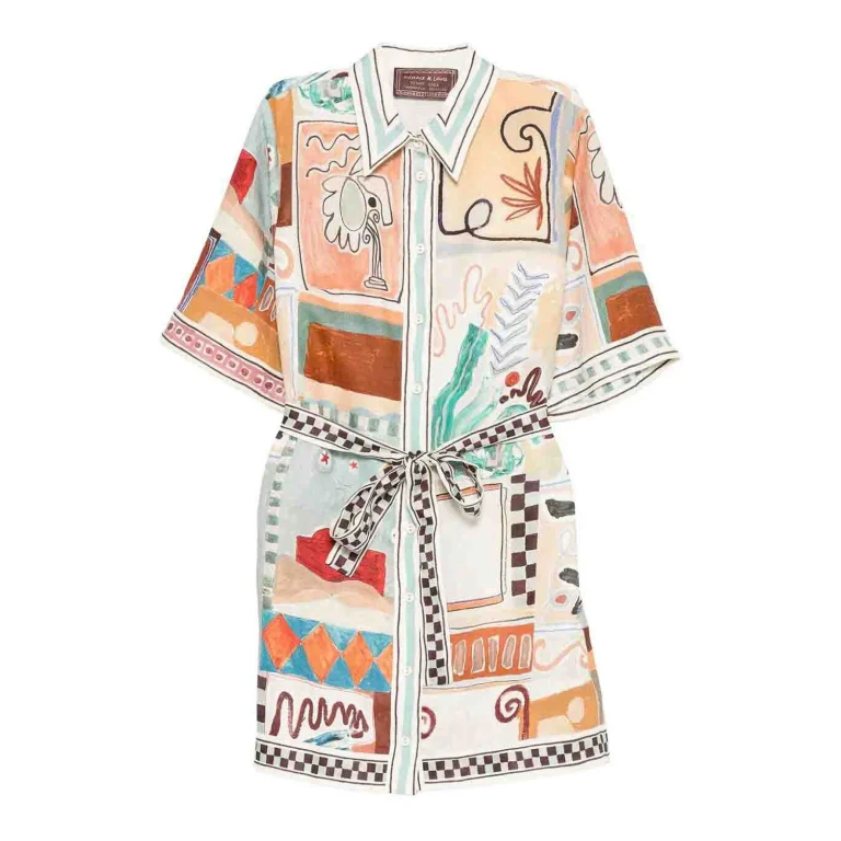 Alemais Robe Courte - Bleu