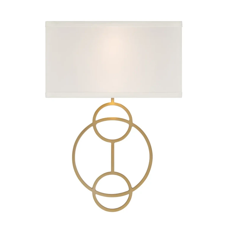 Vibrant Gold Wall Sconce from the Laurel Collection