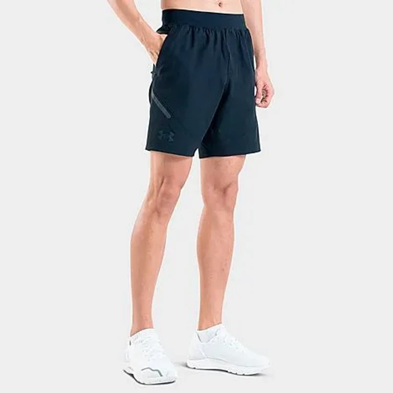 Under Armour Men's UA Unstoppable 8" Woven Shorts in Coyote/Black Size: XS