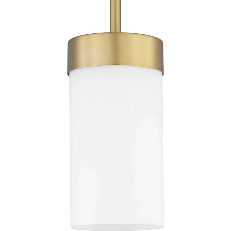 Brushed Bronze One Light Mini-Pendant from the Elevate Collection