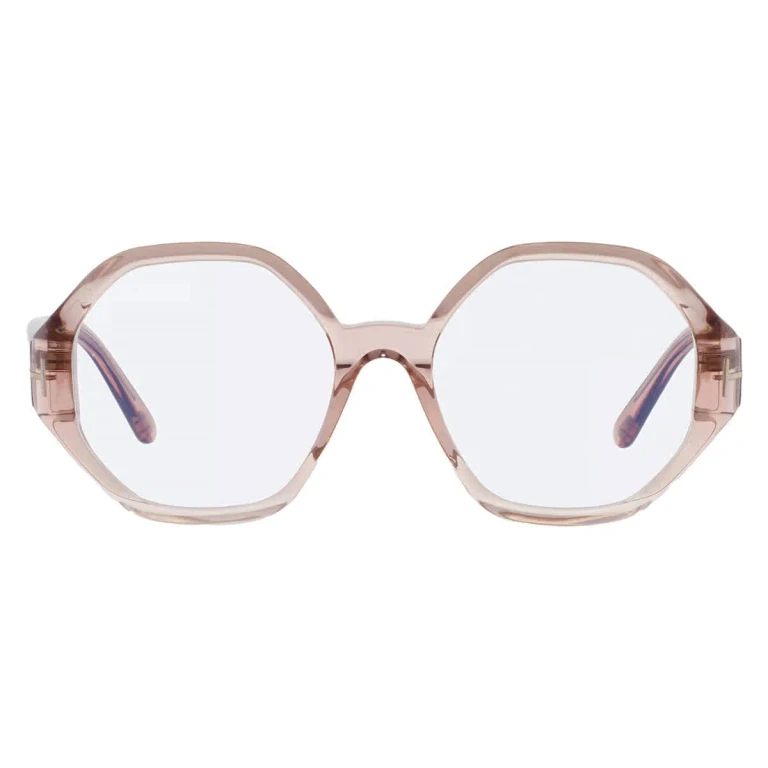 Tom Ford Blue Light Block Geometric Ladies Eyeglasses FT5967-B 072 53