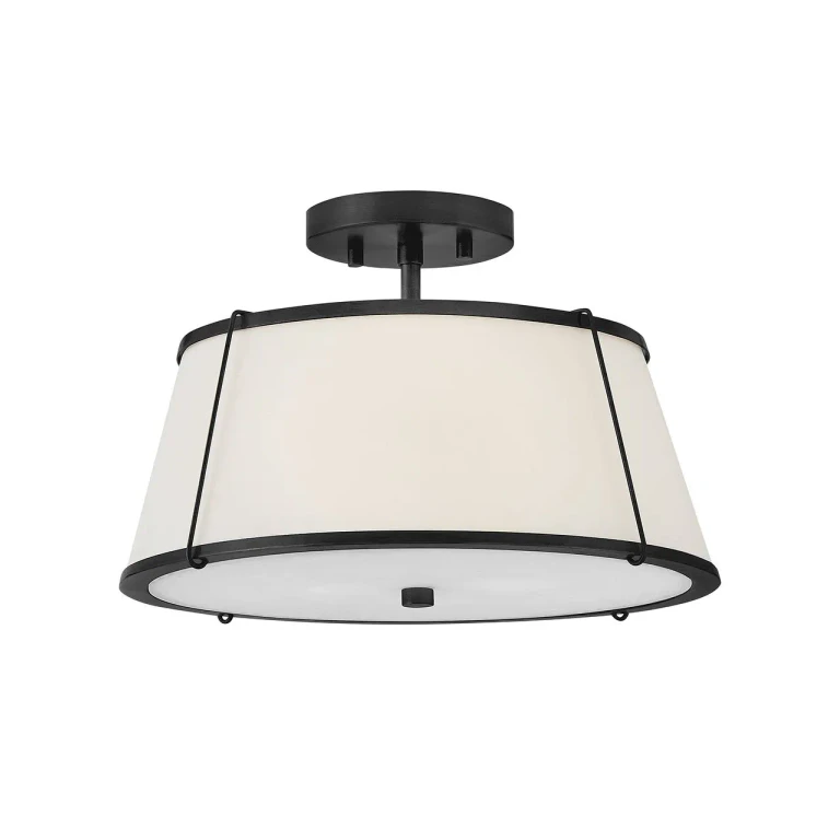 Black LED Semi-Flush Mount from the Clarke Collection