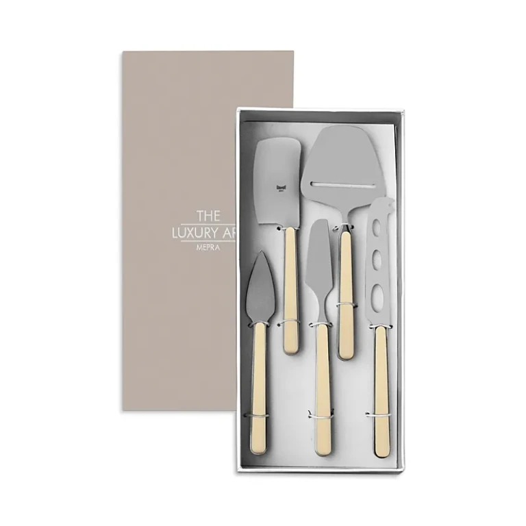 Mepra Fantasia Sesame 5 Piece Cheese Knife Set