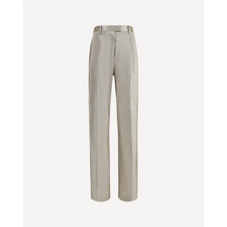 FORTE_FORTE Lurex Pants in tweed with micro sequins and shimmering thread Female I