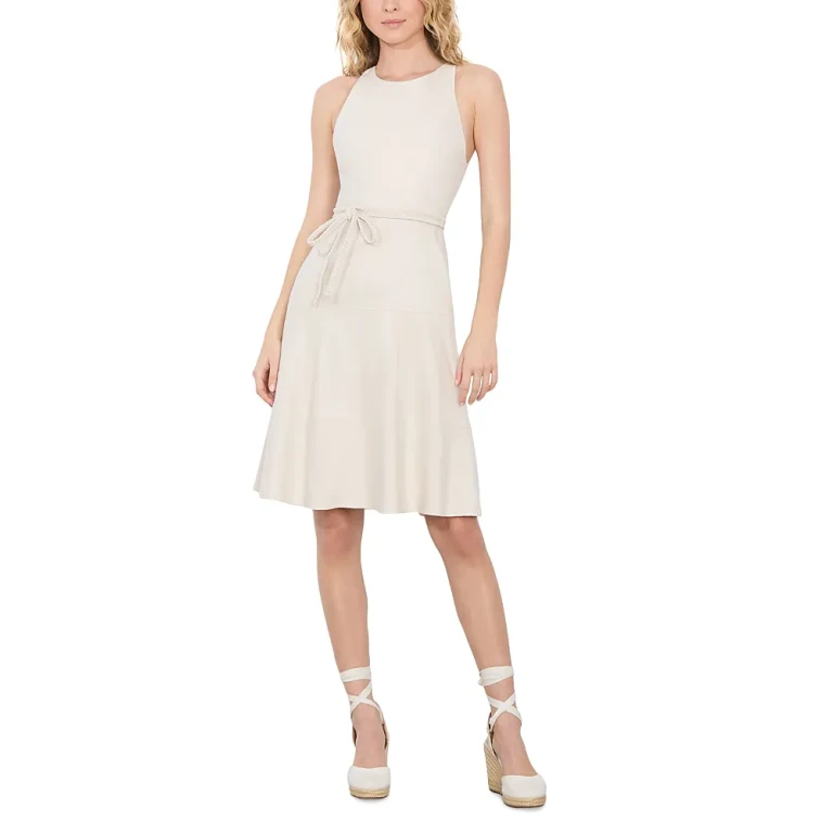 Alice and Olivia Leandra Belted Dress