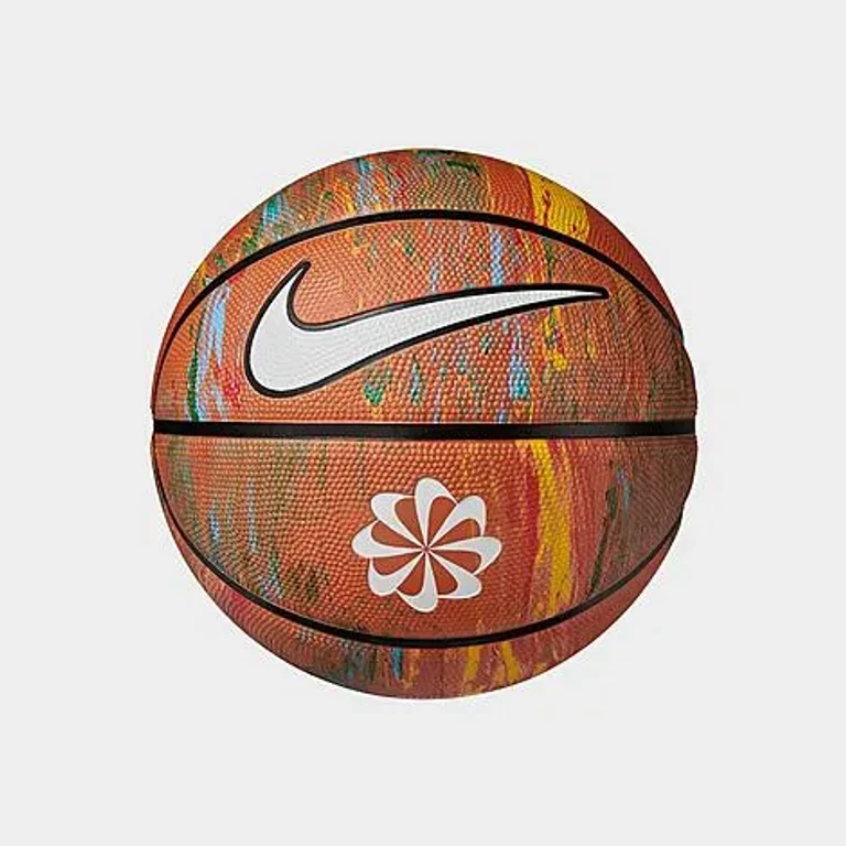 Nike Everyday Playground Next Nature 8P Basketball in Multi/Amber/Black Size: 7