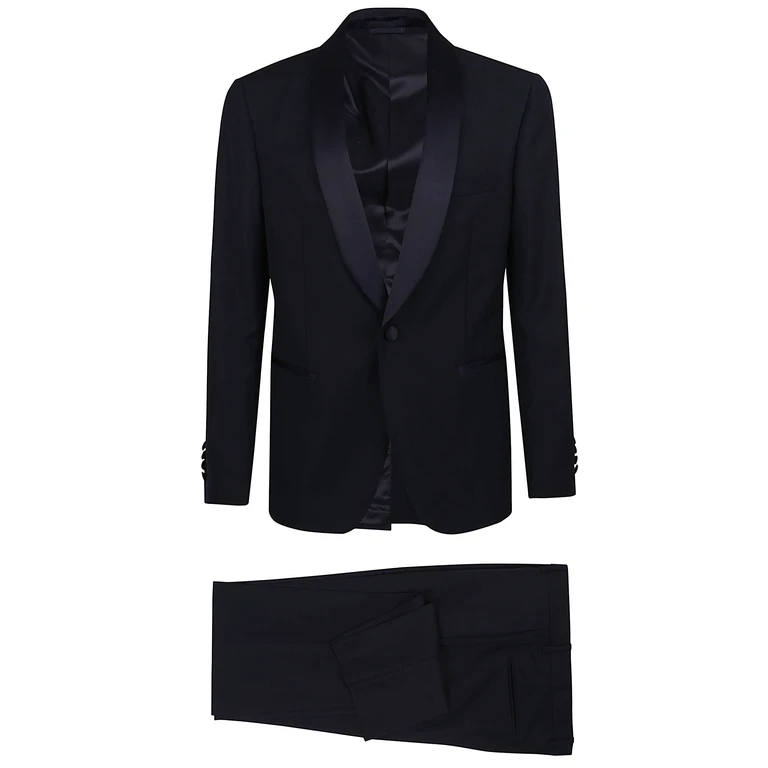 Lardini Abito Uomo Soiree Smoking Drop 8 Reg