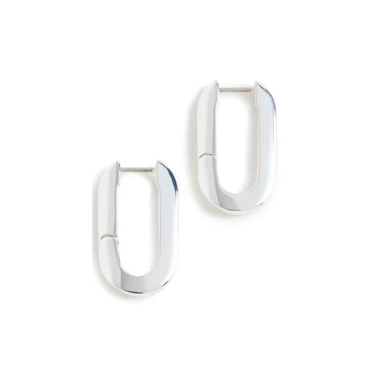 JENNY BIRD U-Link Earrings Platinum One Size