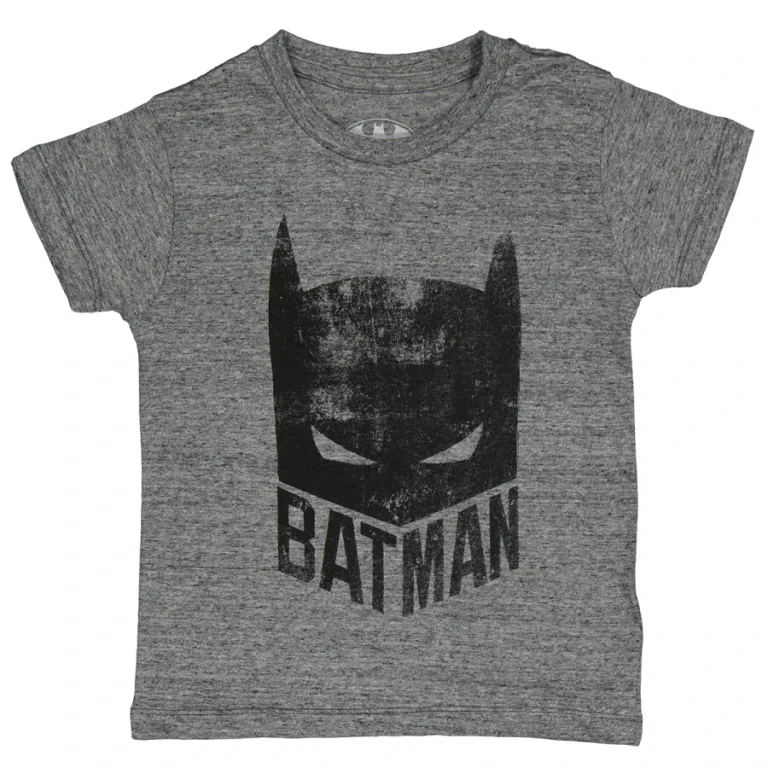 Little Eleven Paris Boys Grey Batman Graphic Tee