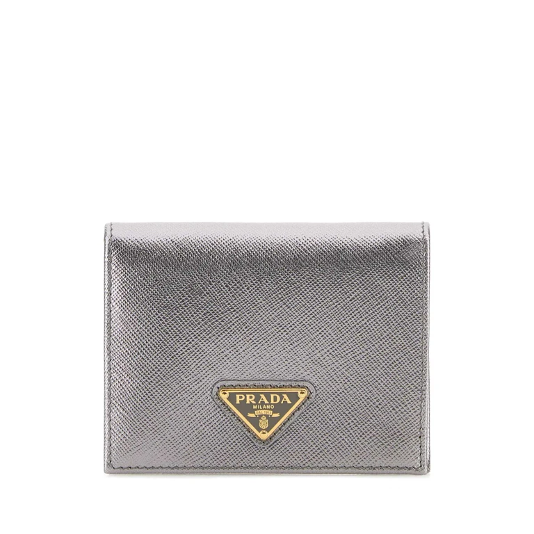 Silver Leather Wallet