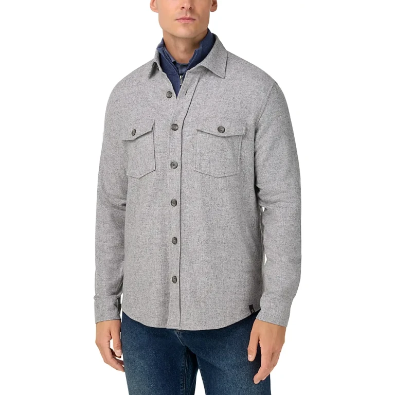 Boggi Milano Oversized Flannel Overshirt