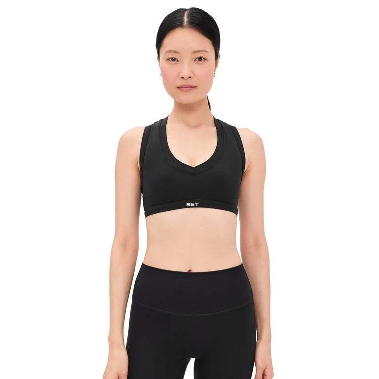 SET Airluxe Breathe LA Sports Bra ONYX S