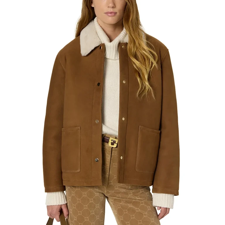 Gerard Darel Noemie Suede Jacket