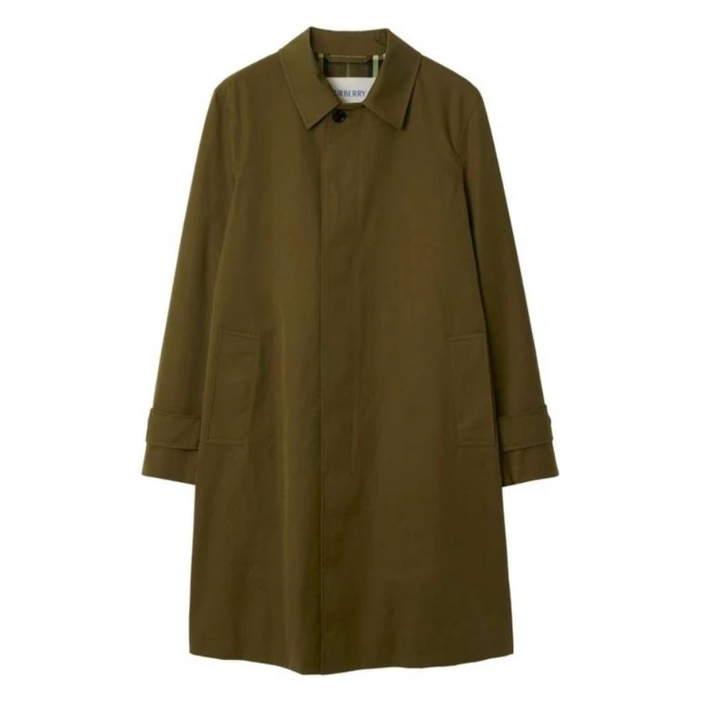 Burberry Cotton Gabardine Car Coat