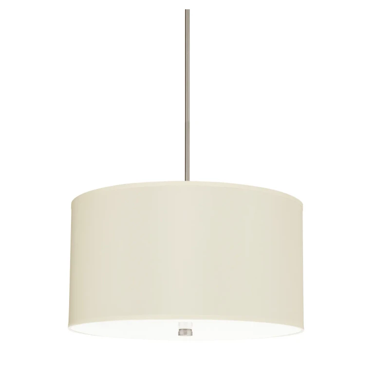 Brushed Nickel Four Light Pendant from the Dayna Shade Pendants Collection