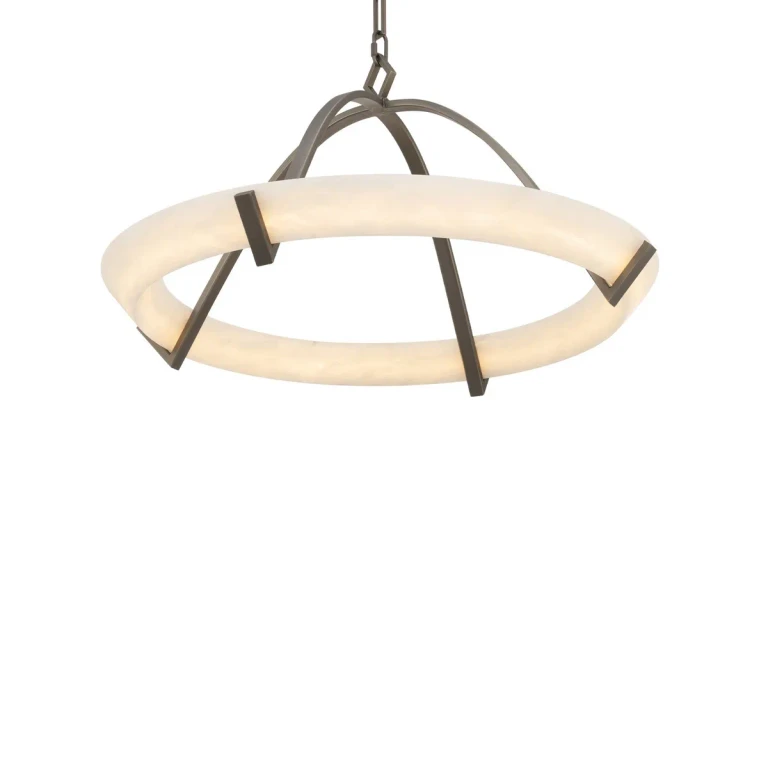 Antique Nickel LED Pendant from the Copa Collection