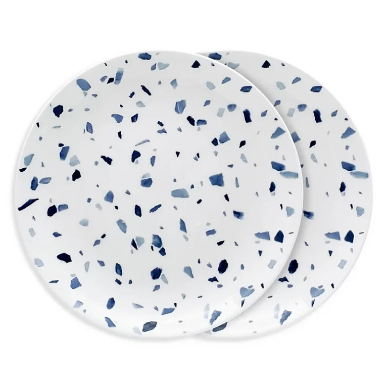 Twig New York Terrazzo Azzurro Salad/Dessert Plates, Set of 2