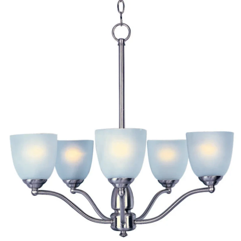 Stefan 5-Light Chandelier in Satin Nickel