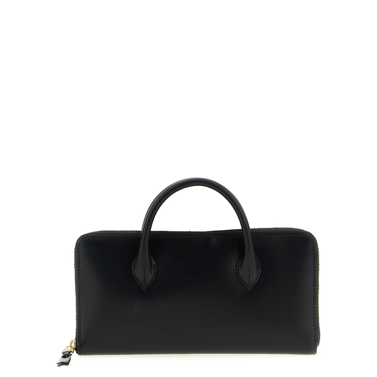 Comme des Garçons Black Cowhide Cardholder Accessory - Unisex