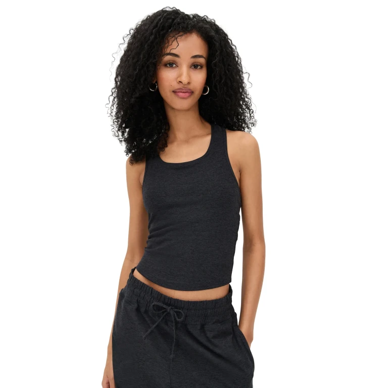 Year of Ours Sporty Tank Heather Black XL