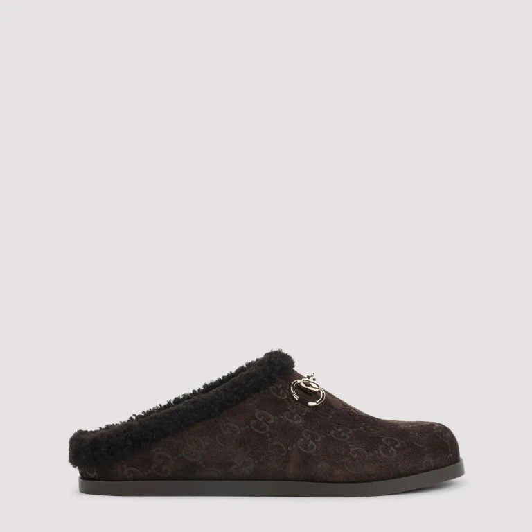 GUCCI - Gucci Suede Leather Mules