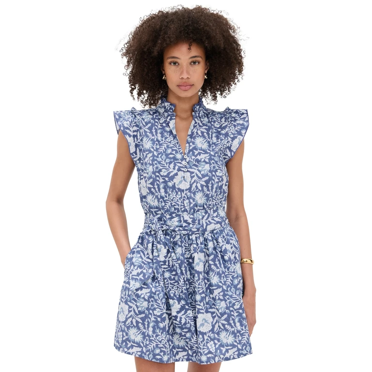 Marea Liz Dress Indigo Blossom M
