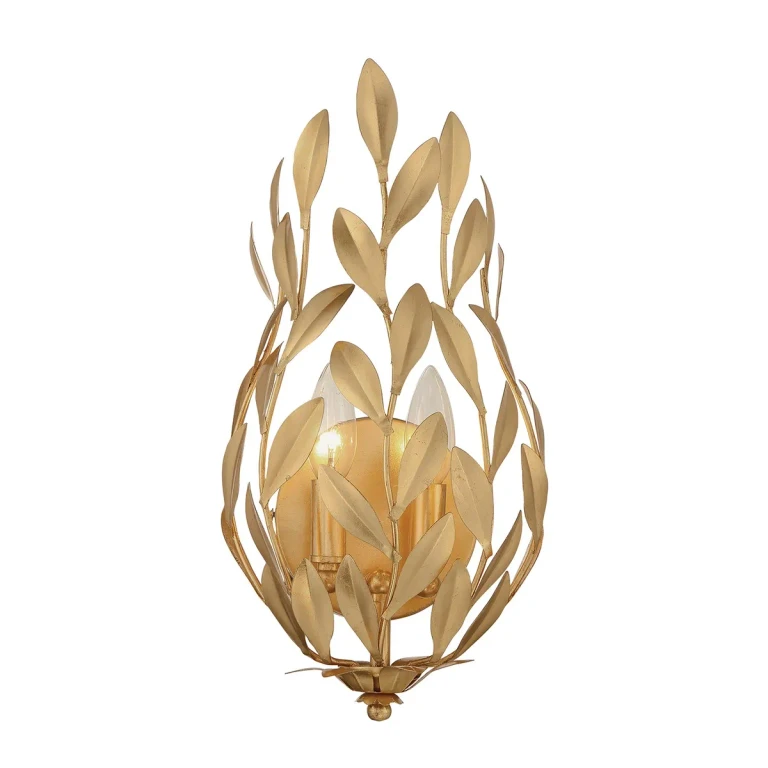 Antique Gold Wall Sconce from the Broche Collection