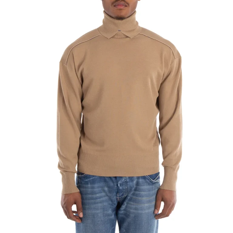 Burberry Long Sleeved Turtleneck Knitted Sweater