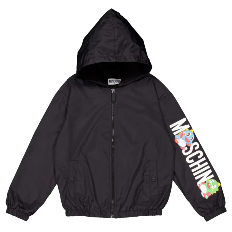 Moschino Boys Logo-Print Zip-Up Jacket
