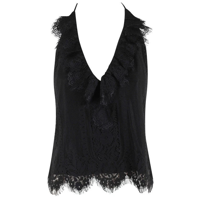 Herskind Tina Top Black Nylon Cotone - Women